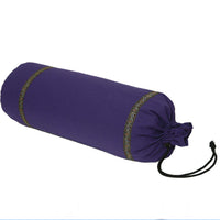 HKM-481939 Cylindrical Waist Pillow for Pregnant Women - Yoga Aid with Buckwheat Husk Filler