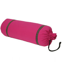 HKM-481939 Cylindrical Waist Pillow for Pregnant Women - Yoga Aid with Buckwheat Husk Filler