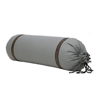 HKM-481939 Cylindrical Waist Pillow for Pregnant Women - Yoga Aid with Buckwheat Husk Filler