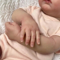 HKM-481939 Lifelike Silicone Reborn Baby Doll - Realistic Handmade Newborn Toy for Girls Ages 0-14 Years
