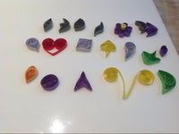 HKM-481939 Quilling Craft Kit with 24 Colors of Fine Paper, Tools, and Graphics Template