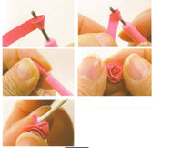 HKM-481939 Quilling Craft Kit with 24 Colors of Fine Paper, Tools, and Graphics Template