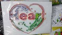 HKM-481939 Quilling Craft Kit with 24 Colors of Fine Paper, Tools, and Graphics Template