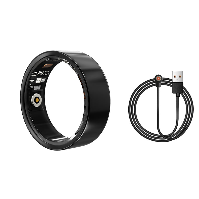 HKM-481939 Smart Health Tracking Ring for Fitness, Sleep, Heart Rate, and Blood Oxygen Monitoring - Waterproof & Comfortable Wear for Men and Women