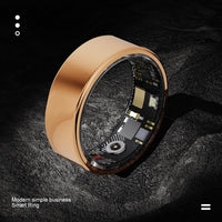HKM-481939 Smart Health Tracking Ring for Fitness, Sleep, Heart Rate, and Blood Oxygen Monitoring - Waterproof & Comfortable Wear for Men and Women