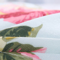 HKM-482067 Removable and Washable Bay Window Back Cushion with Floral Patterns and Headrest