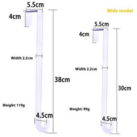 HKM-482067 Retractable Metal Door Hook for Christmas Decorations - Carbon Steel, 20kg Load Capacity