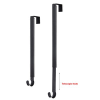 HKM-482067 Retractable Metal Door Hook for Christmas Decorations - Carbon Steel, 20kg Load Capacity