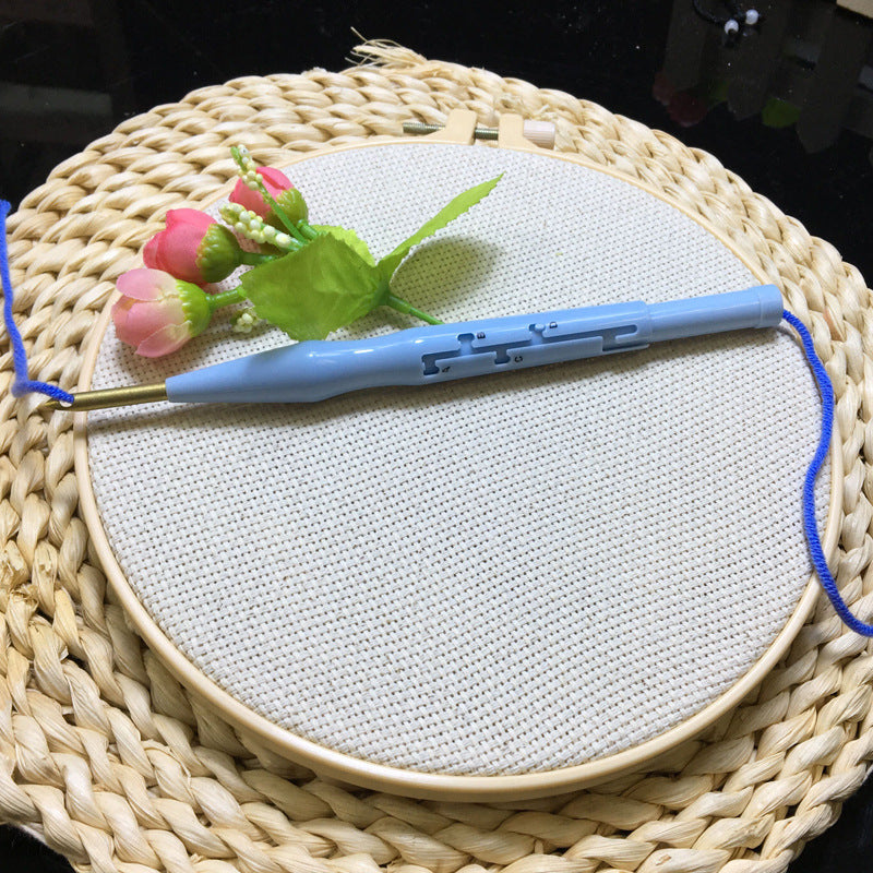 HKM-482259 DIY Embroidery Material Kit - Boyfriend, Girlfriend, Pineapple, Strawberry, and Apple Patterns with Stretch Options