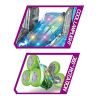 HKM-482259 Six-Wheel 2.4G Remote Control Stunt Car with 360° Rotation for Kids, Indoor and Outdoor Fun