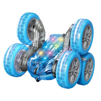 HKM-482259 Six-Wheel 2.4G Remote Control Stunt Car with 360° Rotation for Kids, Indoor and Outdoor Fun