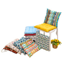 HKM-482323 Cotton and Linen Geometric Design Cushion - Square 44x44CM and Round 40CM