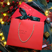 HKM-482387 Large Minimalist Double-Door Bow Gift Box for Christmas