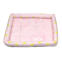 HKM-482451 Cooling Summer Pet Ice Mat for Dogs and Cats – Breathable Cloth Square Bed in Multiple Colors