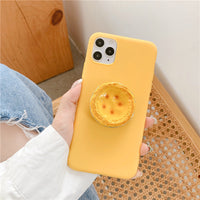 HKM-482515 Corn on the Cob and Egg Tart Design TPU Mobile Phone Case for iPhone 12/12 Pro, iPhone 11, iPhone X/XS, and More