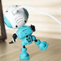 HKM-482515 Intelligent Mini Talking Voice Repeat Robot Toy with Light and Sound – Diecast Alloy Model for Ages 2 and Up