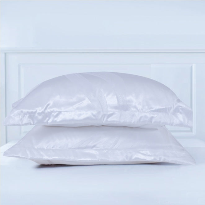 HKM-482579 Luxury Satin Microfiber King Bedding Set with Duvet Cover and Pillow Shams