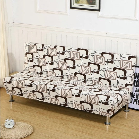 HKM-482643 Modern Stripe Sofa Bed Slipcover - S & L Sizes, Polyester Blend