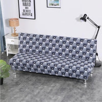 HKM-482643 Modern Stripe Sofa Bed Slipcover - S & L Sizes, Polyester Blend
