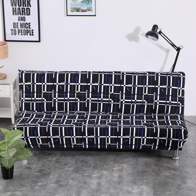 HKM-482643 Modern Stripe Sofa Bed Slipcover - S & L Sizes, Polyester Blend