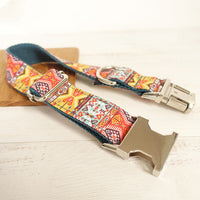 HKM-482771 Durable Polyester Dog Collar with Metal Buckle - Sizes XS to XL