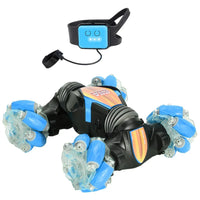 HKM-482835 Remote Control Mini Twister Toy with Gesture Sensor and LED Lights - Stunt Drift Racing Car for Kids and Adults