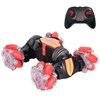 HKM-482835 Remote Control Mini Twister Toy with Gesture Sensor and LED Lights - Stunt Drift Racing Car for Kids and Adults