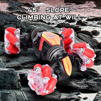 HKM-482835 Remote Control Mini Twister Toy with Gesture Sensor and LED Lights - Stunt Drift Racing Car for Kids and Adults