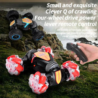 HKM-482835 Remote Control Mini Twister Toy with Gesture Sensor and LED Lights - Stunt Drift Racing Car for Kids and Adults