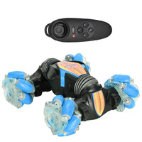 HKM-482835 Remote Control Mini Twister Toy with Gesture Sensor and LED Lights - Stunt Drift Racing Car for Kids and Adults