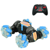 HKM-482835 Remote Control Mini Twister Toy with Gesture Sensor and LED Lights - Stunt Drift Racing Car for Kids and Adults