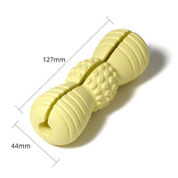 HKM-482899 Molar Teeth Cleaning Dog Toy - Rubber Tooth Grinder for Dogs in Yellow, Blue, Pink