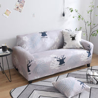 HKM-482963 Multifunctional Stretch Knit Sofa Cover with Pillowcases - Multiple Sizes Available