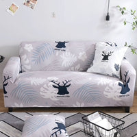 HKM-482963 Multifunctional Stretch Knit Sofa Cover with Pillowcases - Multiple Sizes Available