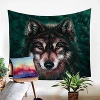 HKM-482963 Plush Fabric Digital Printed Wall Tapestry for Versatile Home Decor