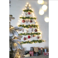 HKM-483027 Glass Christmas Ball Ornaments - Set of 6 Decorative Hanging Ornaments for Holiday Tree Decor, 3.9 inches each