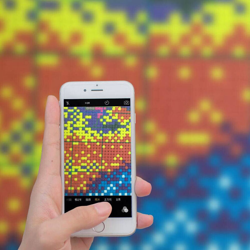 KTX-483091 Ecological Cotton Landscape Cross Stitch Material for Living Room Crafting - 53x41cm, Single-Sided Embroidery