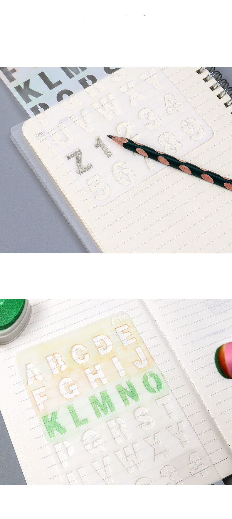 HKM-483219 A6 Hollow Letter Painting Template for Creative Graffiti Art