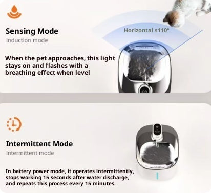 HKM-483283 Intelligent Stainless Steel Large-Capacity Pet Water Fountain