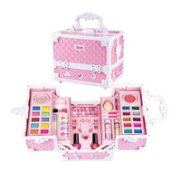 HKM-483411 Kids Princess Makeup Set Toy for Pretend Play, Cosmetic Box for Ages 2-14