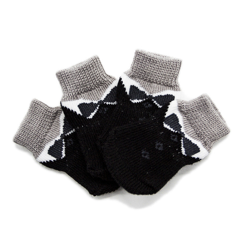 HKM-483731 Halloween Themed Pet Socks for Dogs - Cozy Foot Covers in Various Designs and Sizes