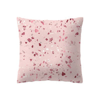 HKM-483795 Modern Peach Skin Cushion Cover with PP Cotton Filling - Plain Design for Bedside & Car Use