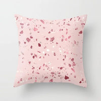 HKM-483795 Modern Peach Skin Cushion Cover with PP Cotton Filling - Plain Design for Bedside & Car Use