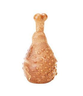 HKM-483859 Durable Chew Toys for Dogs - Wooden Nylon Chicken Leg, Z-Shaped, Double Bone, Triangle & Toothbrush Designs