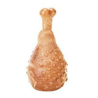 HKM-483859 Durable Chew Toys for Dogs - Wooden Nylon Chicken Leg, Z-Shaped, Double Bone, Triangle & Toothbrush Designs