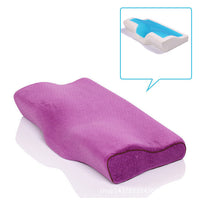 HKM-483859 Memory Foam Butterfly Pillow with Gel Layer and Jersey Cover, 50x30x10/7CM