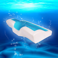 HKM-483859 Memory Foam Butterfly Pillow with Gel Layer and Jersey Cover, 50x30x10/7CM