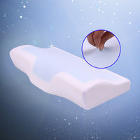 HKM-483859 Memory Foam Butterfly Pillow with Gel Layer and Jersey Cover, 50x30x10/7CM