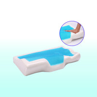 HKM-483859 Memory Foam Butterfly Pillow with Gel Layer and Jersey Cover, 50x30x10/7CM