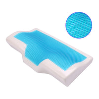 HKM-483859 Memory Foam Butterfly Pillow with Gel Layer and Jersey Cover, 50x30x10/7CM